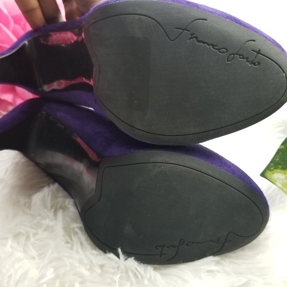 Franco Sarto stiletto shoes Purple  size 7.5 - Picture 8 of 8
